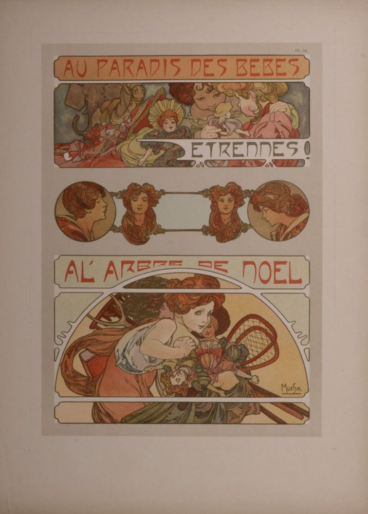 Lithograph Mucha - Documents Décoratifs, 1902