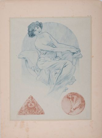 Lithograph Mucha - Documents Décoratifs, 1902 - PLATE 15
