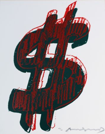 Screenprint Warhol - Dollar Sign (FS II.278)