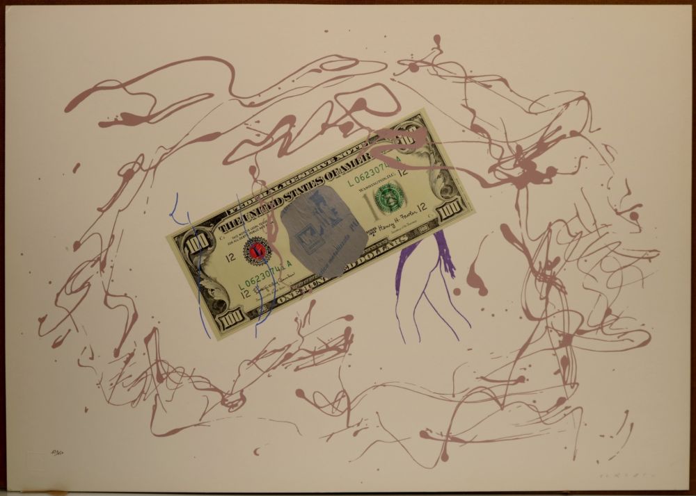 Lithograph Turcato - Dollaro