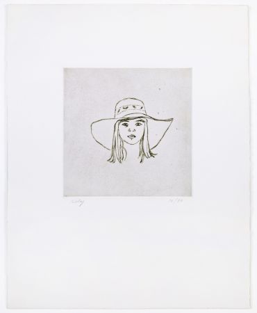Engraving Kitaj - Dominie in Catalonia