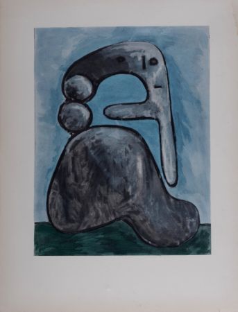 Lithograph Picasso (After) - Donna Nuda