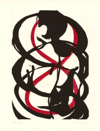 Lithograph Blais - Dos
