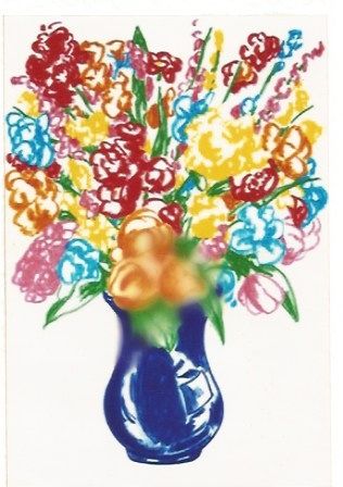 Lithograph Koons - DOW-Flowers