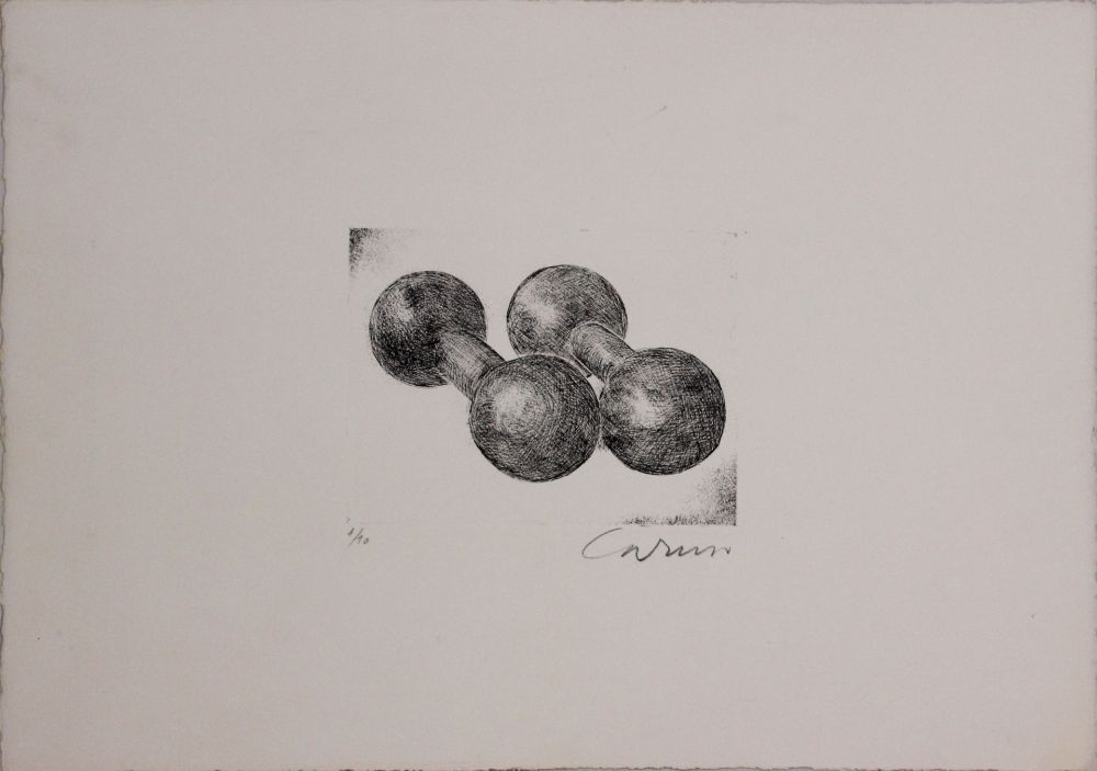 Etching And Aquatint Caruso - Due pesi, due misure