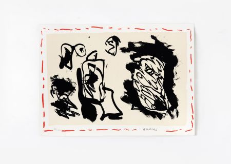Lithograph Alechinsky - D'une venue