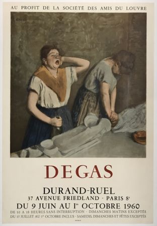 Lithograph Degas - Durand-Ruel