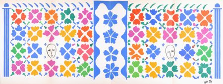 Lithograph Matisse (After) - Décoration-Masques, 1958