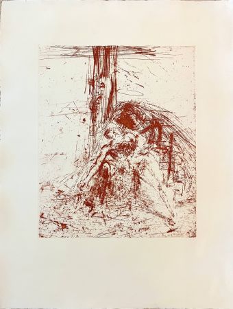 Engraving Dali - Déposition de croix