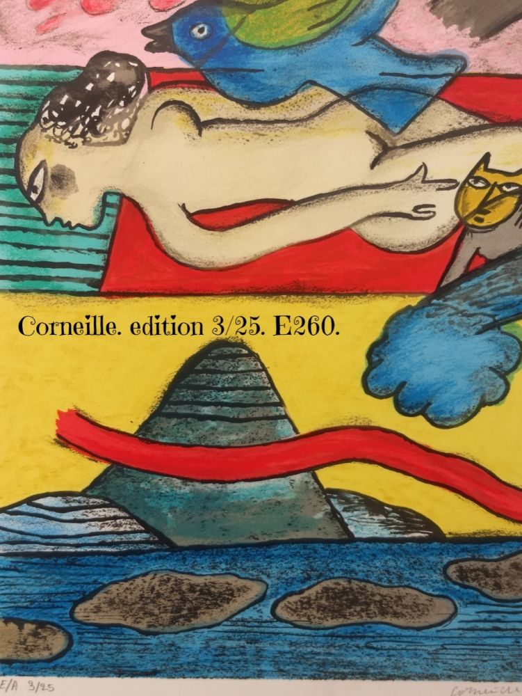 Lithograph Corneille - EA 3/25