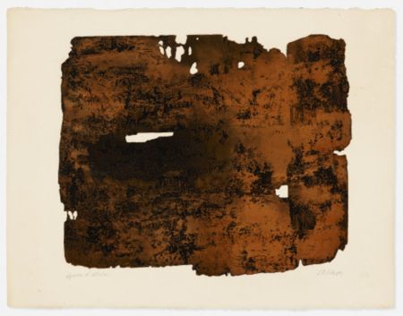 Aquatint Soulages - Eau-forte XVII