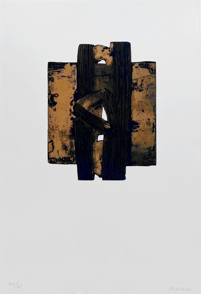 Engraving Soulages - Eau-forte XXVIII 
