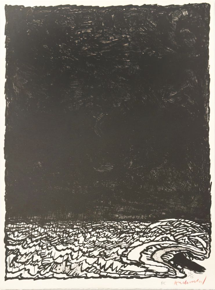 Lithograph Alechinsky - Eau dormante