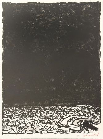 Lithograph Alechinsky - Eau dormante