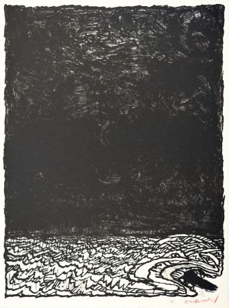 Lithograph Alechinsky - Eau dormante