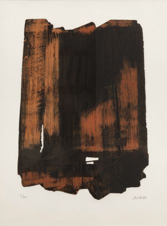 Etching Soulages - Eau forte no.XVI