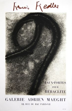 Lithograph Fiedler - Eaux Fortes pour Héraclite Galerie Maeght