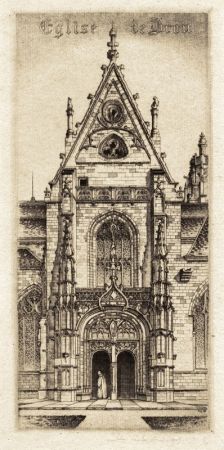 Etching Arms - Eglise de Notre Dame, Bourg-En-Bresses