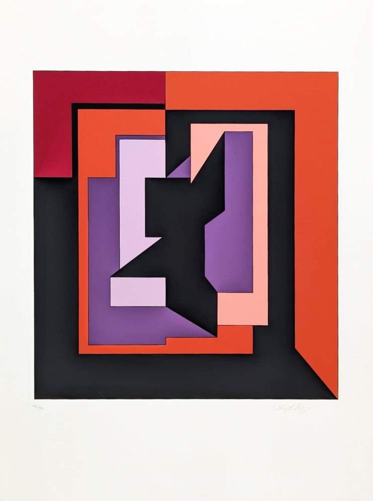 Screenprint Vasarely - Eika 