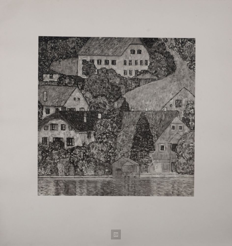 Lithograph Klimt (After) - Eine Nachlese Folio, Am Attersee