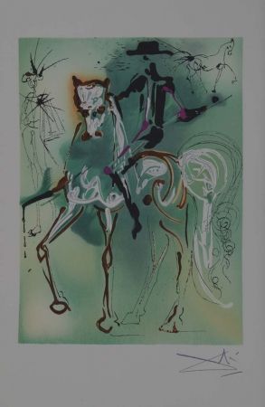 Lithograph Dali - El caballo del picador