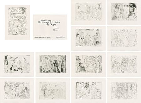 Illustrated Book Picasso - El entierro del Conde de Orgaz