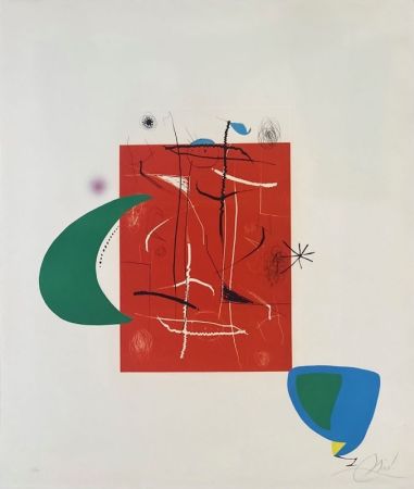 Engraving Miró - El Pi De Formentor 