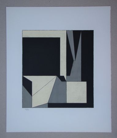 Lithograph Vasarely - Elche