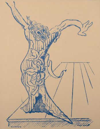 Lithograph Ernst - Electra, 1959