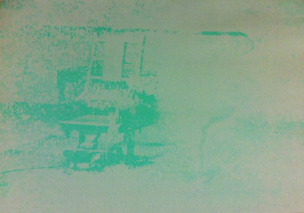 Screenprint Warhol - Electric Chair