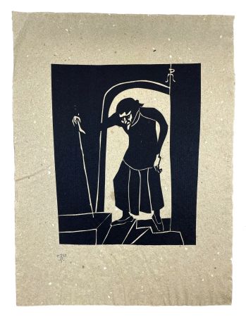 Woodcut Müller - ELENI