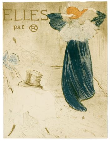 Lithograph Toulouse-Lautrec - Elles