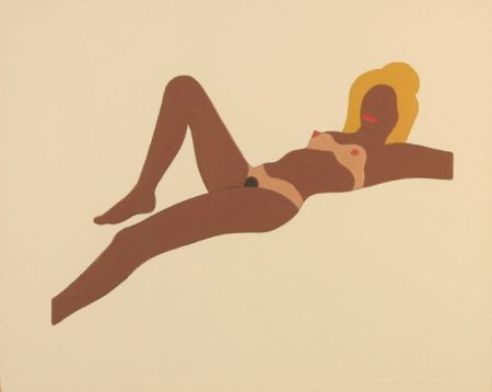 No Technical Wesselmann - Embossed Nude #8 (study for The Great American Nude)  