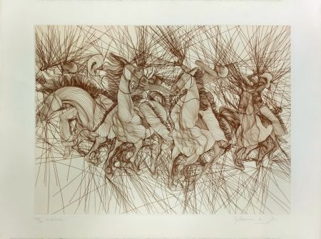 Etching Azoulay - EMBUSCADE