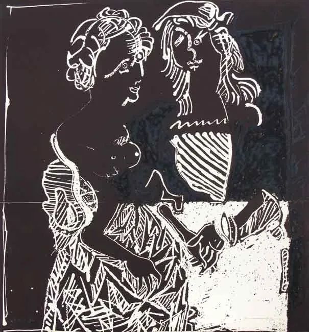 Engraving Ortega - Enamorados
