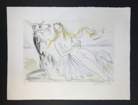 Etching And Aquatint Dali - Enlévement d'Europe ( The Abduction of Europa )