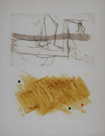 Etching Coignard - Envol #2, 1973 - Hand-signed