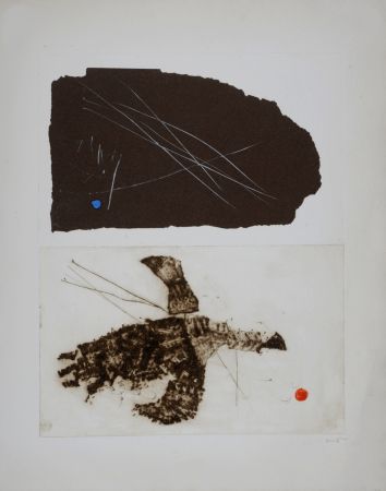 Etching Coignard - Envol #3, 1973