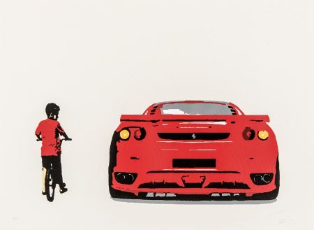 Screenprint Plastic - Envy (Ferrari)