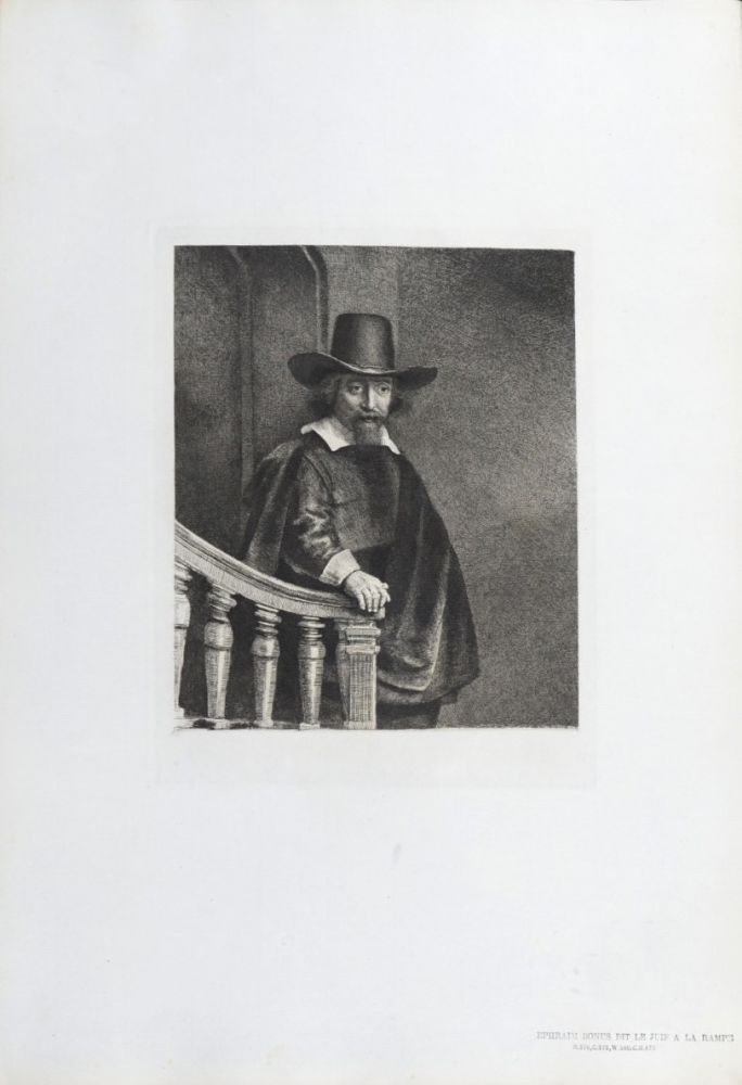 Rotogravure Rembrandt - Ephraim Bonus dit Le Juif à la Rampe