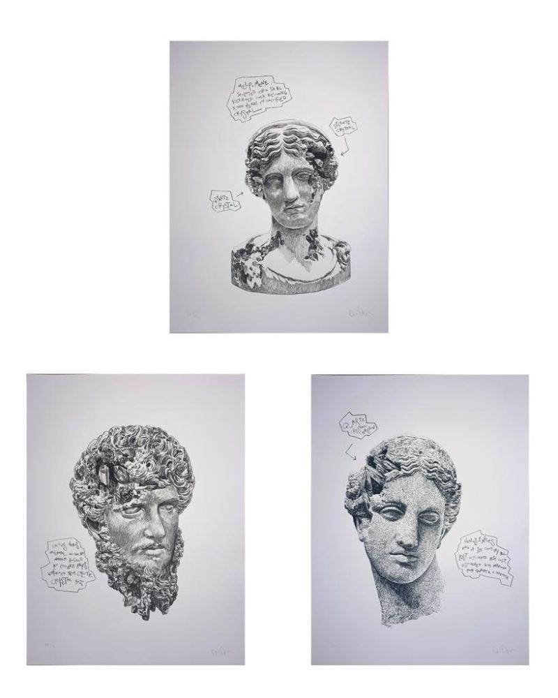 Screenprint Arsham - Eroded Classical Prints 