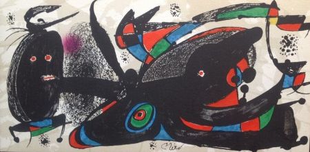 Lithograph Miró - Escultor : Gran Bretaña
