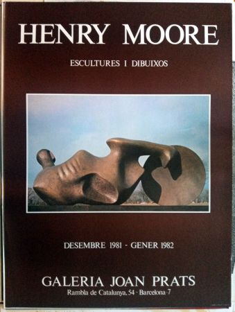 Poster Moore - Escultures i Dibuixos