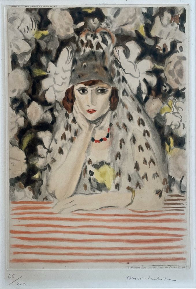 Aquatint Matisse - Espagnole a la Mantille