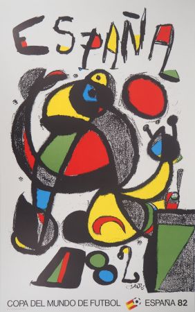 Lithograph Miró - Espana, personnage surréaliste