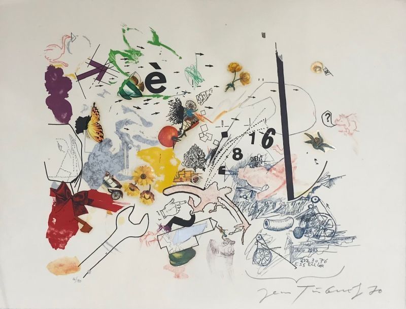 Lithograph Tinguely - Essellier 
