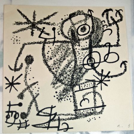 Lithograph Miró - Essences de la terra