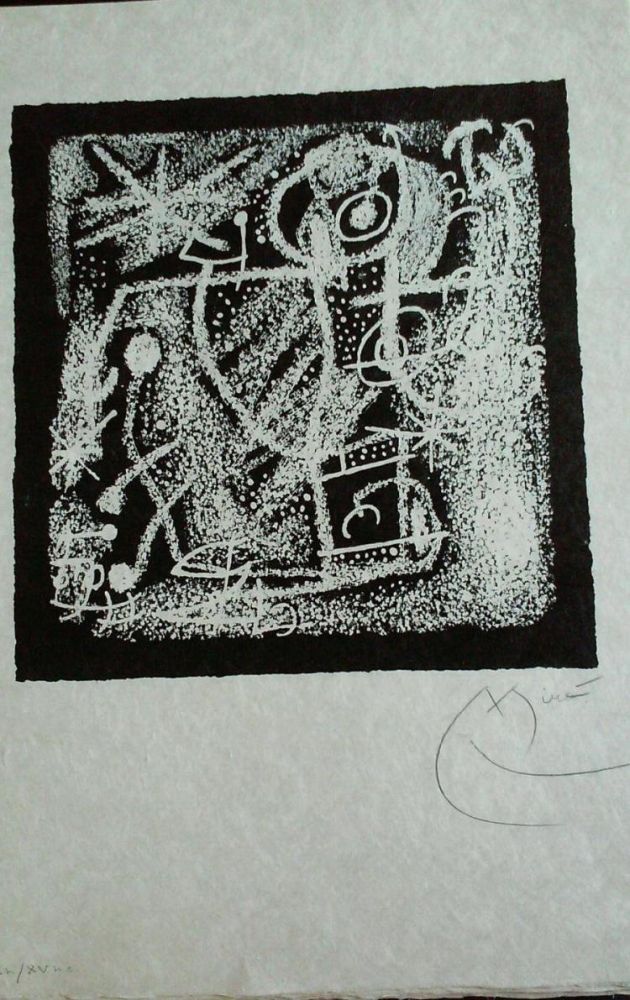 Lithograph Miró - Essences de la terre