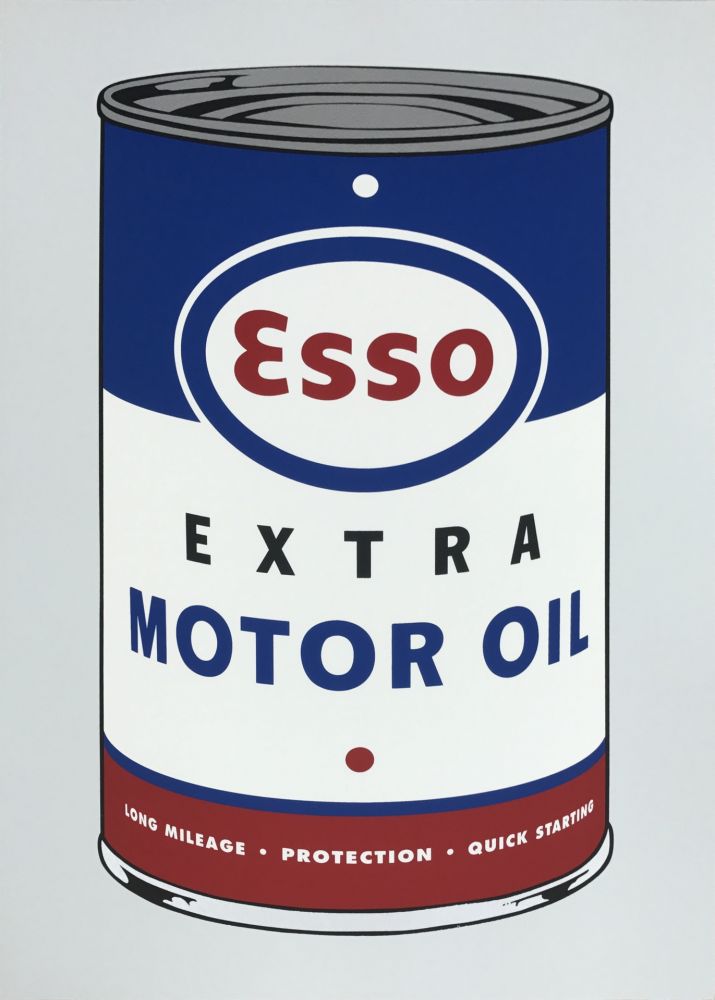 Screenprint Meyer  - Esso Extra Motor Oil