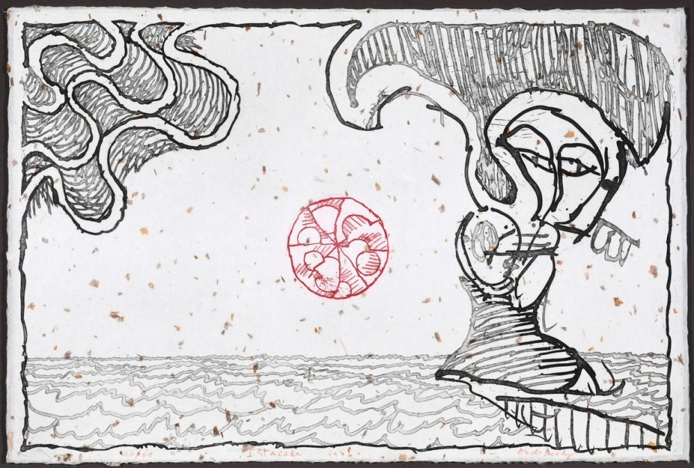 Etching And Aquatint Alechinsky - Estacade